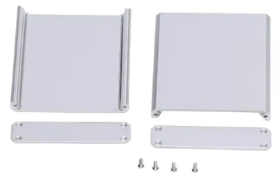 Produktbild von Aluminium-Elektrokasten, wasserdichtes Anschlussgehäuse, geteilter Typ für Heimwerker, Silber