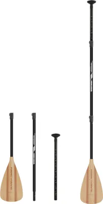 Produktbild von Kun Bamboo Paddel aus Aluminium, 210 cm Länge, faltbar, schwarz