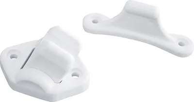 Produktbild von OCS Türfanger weiß Set 2 tlg 3 mm Unterleger Wohnwagen Wohnmobil