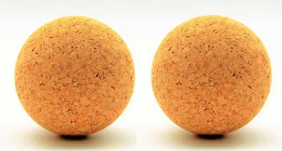 Produktbild von 2 x Kork Kugel 6 cm - Weinkorken Kugelstopfen Holzkorken Korkbälle Korkstopfen