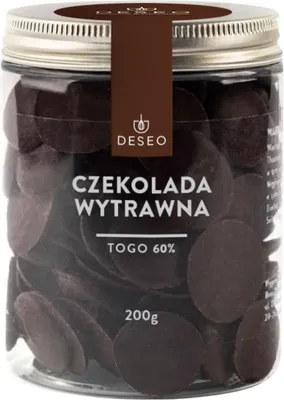 Zdjęcie produktu dla Dropsy czekolada wytrawna Togo 60% 200g DESEO