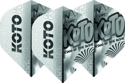 Produktbild von KOTO Rebel Silver NO2 - Dart Flights