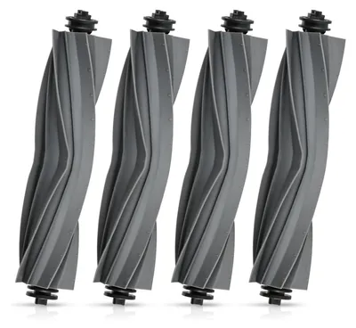 Produktbild von 4 Stück Hauptbürste Ersatzteile für Dreame L10s Ultra Gen 3 / Gen 2 / D10 Plus Gen 2 / X40 Ultra / L40 Ultra AE / X40 Master / X30 Ultra/Mova E40 Ultra / E30 Ultra Saugroboter, Gummibürste Zubehör