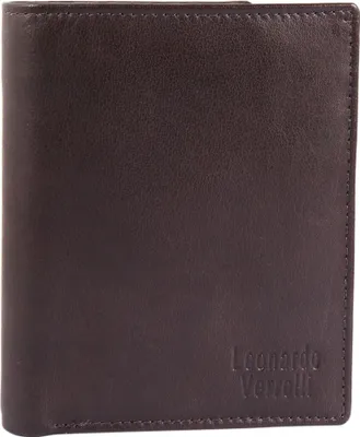 Produktbild von Leonardo Verrelli Herren Geldbörse aus Echtleder. Format 10 x 12 cm.