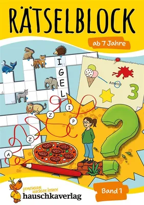 Obrázok produktu pre Rätselblock ab 7 Jahre, Band 1, A5-Block