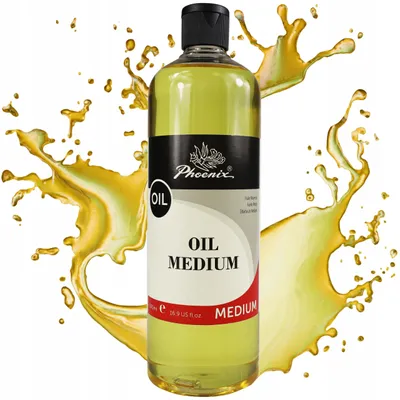 Obrázok produktu pre Ľanový olej ako médium pre umelecké olejové farby – Phoenix 500 ml – olejové médium