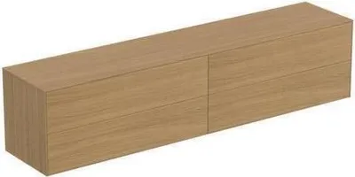 Produktbild von Schubladenfront CONCA oben links für WTU 1180x267mm Eiche hell Eiche hell