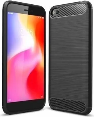 Produktbild von Carbon Shield TPU Hülle für Xiaomi Redmi Go/Redmi 5A - Schwarz KP19357