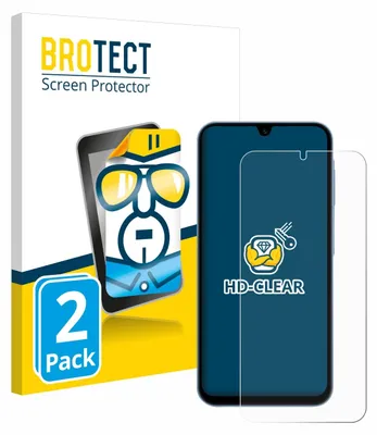 Produktbild von 2x Für Samsung Galaxy A15 / 5G Schutzfolie BROTECT Displayschutz Display Schutz Folie Klar Transparent
