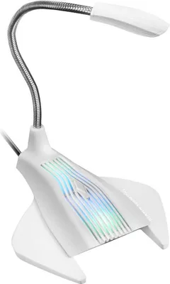 Produktbild von Mars Gaming MMICW, Tischmikrofon, Kabelgebunden, USB, Weiß, 1,5 m, 120 mm