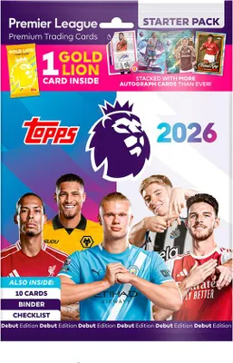Produktbild von Topps Premier League 2025/26 Starter Pack Sammelkarten Englisch Mehrfarbig  Mehrfarbig One Size