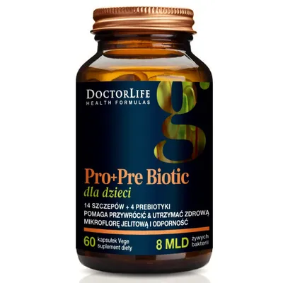 Produktbild von Pro+Pre Biotic Nahrungsergänzungsmittel für Kinder 60 Kapseln