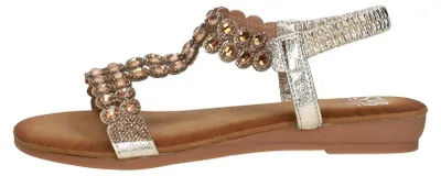 Productafbeelding van SUB55 Sandalen Plat  Sandalen Plat - taupe - Maat 39