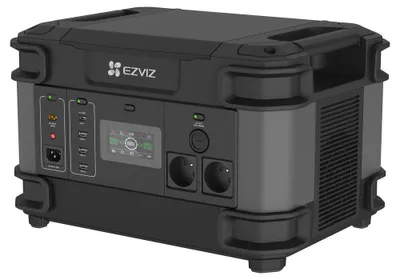 Image de EZVIZ PS1300, Lithium Fer Phosphate (LiFePo4), AC, Solaire, 1324 Wh, 1300 W, 2000 W, 210-240, USB 5, 9, 15, 20