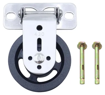Gym Katrolblöcke 88 mm Edelstahl Nylon Rad mit Schraube