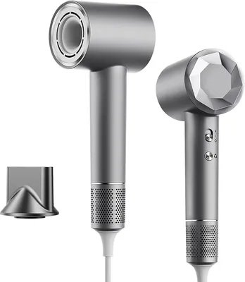 Produktbild von Haartrockner, 110.000 U/min Bürstenloser Motor Trocknet schnell, Magnetische Aufsätze,4 Temperatureinstellungen 2 Geschwindigkeiten,Geräuscharm