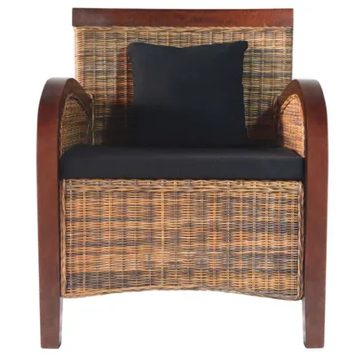 Immagine prodotto di vidaXL Poltrona in rattan intrecciato a mano