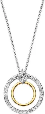 Produktbild von VIVENTY Halskette 925/000 Sterling Silber Gelbgold plattiert mit Zirkonia 785512