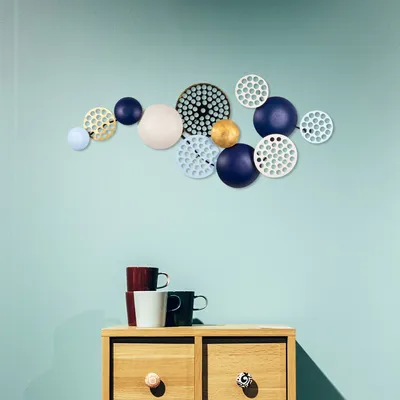 Produktbild von Wallity, Aurora- TNL1787, Bunt, Sonstige Wohndekorationen, 95 x 40 cm, 100% Metall (Dicke: 1