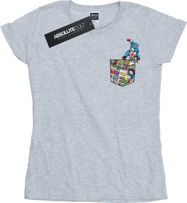 Produktbild von Marvel - T-Shirt für Damen BI29474 (L) (Grau)
