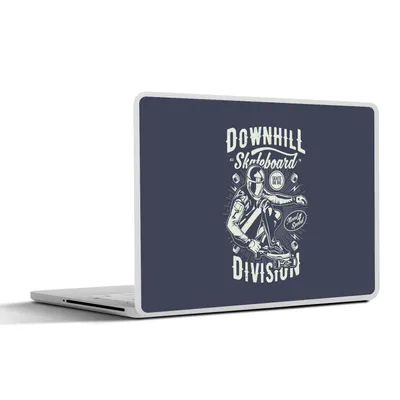 Produktbild von MuchoWow® Laptop Aufkleber Sticker Cover Skateboard - Helm - Retro 36.5x27.5 cm - Laptop-Sticker