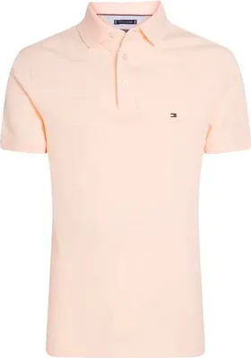 Produktbild von Tommy Hilfiger 1985 Slim Polo, Herren-Poloshirt, lachsorange