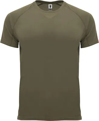 Produktbild von Roly Sport CA0407 | Bahrain T-Shirt mit Raglan-Ärmeln - Farbe: Army Green 15 - Größe: L