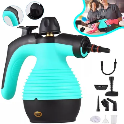 Produktbild von Handdampfreiniger mit 350ml Wassertank, Leistungsstarker Tragbarer Dampfreiniger für Haushalt, Fenster, Werkstatt