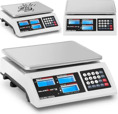 Produktbild von Handelswaage Ladenwaage Zählwaage LCD RS232 6000 g / 0,1 g