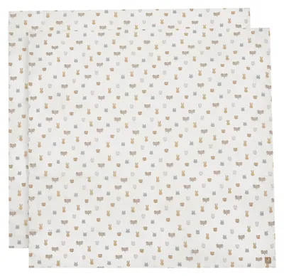 Produktbild von Jollein Jollies Hydrophiles Tuch - 2 Stück - 115 x 115 cm | Jollein