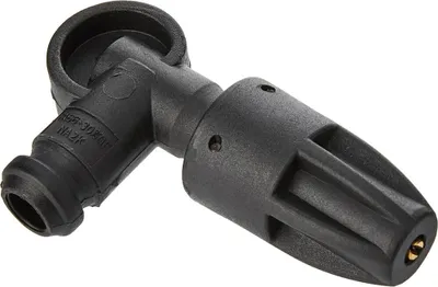 A black plastic attachment for a cleaning device, likely a vacuum cleaner accessory, shown against a white background.