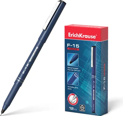 Produktbild von Fineliner F-15 schwarz 0,6mm 12 Stück