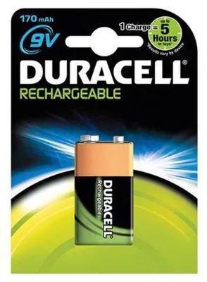 Produktbild von Rechargeable 9V 170mAh (E-Block (9-Volt-Block))