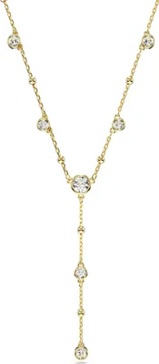 Produktbild von Swarovski Kette Uni Imber Y‑Halskette Weiß‑Gold 5684510