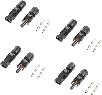 Produktbild von 4x Carbest Solar Stecker MC4 Set 4-6mm² Querschnitt Rastverrieglung wasserdicht IP68