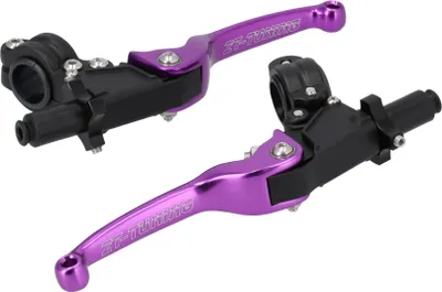 Zdjęcie produktu dla Zestaw: ZT Tuning hamulca i sprzeglo z skladana dzwignia Racing Racing Violet
