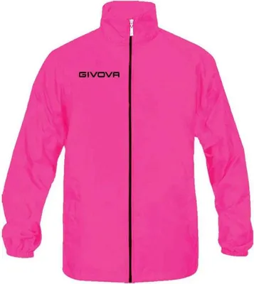 Zdjęcie produktu dla L FUXIA neonowy róż | Kurtka przeciwdeszczowa Givova „Rain Basico”
