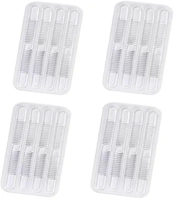 Image de Semelles intérieures pour chaussures - 16 pièces - Transparentes - Anti-dérapantes - Confortables