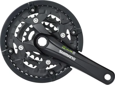 Zdjęcie produktu dla KRG Shimano Alivio 26/36/48 zębów 170mm FC-T4010 czarny, z KSS, Octalink, 9-biegowy