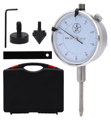 Productafbeelding van Meetapparaat voor zuigerhoogte en zuigerdiepte, geschikt voor alle motoren met zelfontbranding, draagbaar cilindermeter, meetbereik 0–1,00 inch, resolutie 0,001 inch, met aflezing