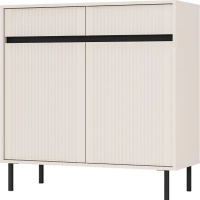 Produktbild von Selsey Osaka - Sideboard 2-türig mit 2 Schubladen, Sandbeige, 100 cm