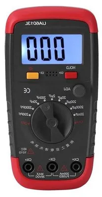 Produktbild von Elektronische Kapazitätsmessgerät 01pF-20000uF mit LCD-Hintergrundbeleuchtung und Halter