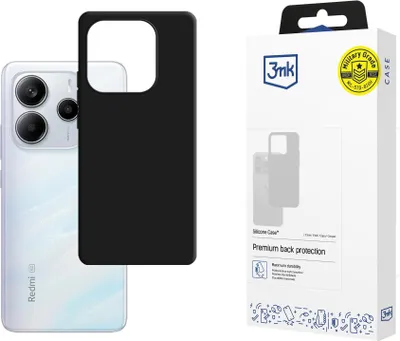 Image de 3mk Housse de protection en silicone Case Cover pour Redmi Note 14 5G noir Backcover