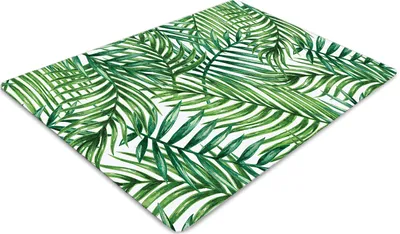 Obrázek produktu pro Ochranná rohož - Ochranná rohož na židle - Podlahová rohož - 140x100 cm - Exotická vegetace