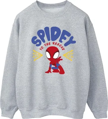 Produktbild von Marvel - "Spidey And His Amazing Friends Rescue" Sweatshirt für Herren BI44853 (3XL) (Grau)
