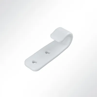 Produktbild von Lysel® Kunststoff Planenhaken offen, (BxL) 19.50x60mm in Weiß (10 Stück)