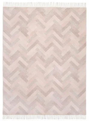 Produktbild von Eagle Products Plaid VIENNA, 135x195 cm, ecru, rosa, hellgrau