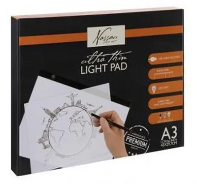 Produktbild von NASSAU beleuchtete LED-Zeichentafel A3
