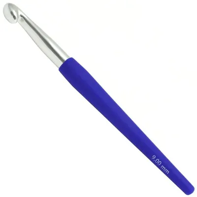 Produktbild von Lana Grossa - Wollhäkelnadel Design Color Softgriff 14cm 9,0mm