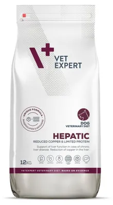 Obrázek produktu pro Vet Expert Hepatic 12kg Suché veterinární krmivo s drůbežím masem pro psy Podpora funkce jater